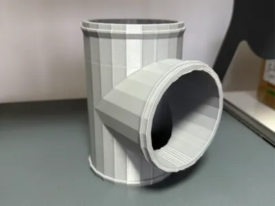 10cm Diameter T-Shaped Exhaust Tee