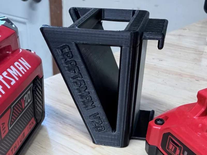Craftsman V20 VersaTrack Battery Mount/Holder v3.0
