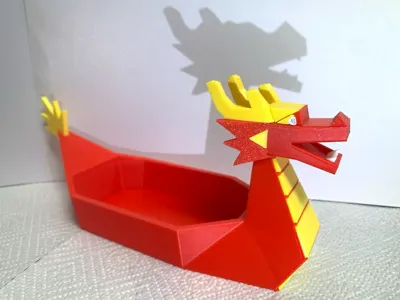 Low-Poly Dragon Boat Festival Dragon Boat