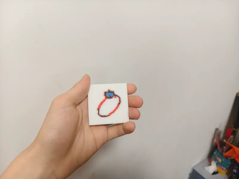 打印机史诗级换色难度考验之立体叠色