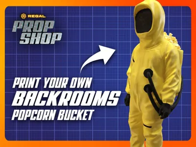 Regal - A24: Official Backrooms Popcorn Container