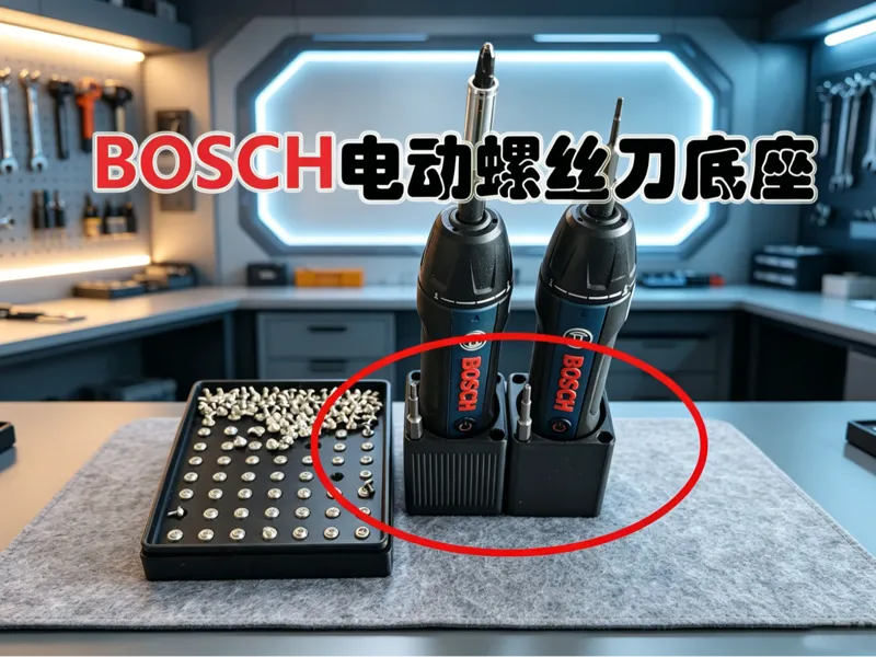 博世电动螺丝刀底座BOSCH电动螺丝刀支架桌面收纳