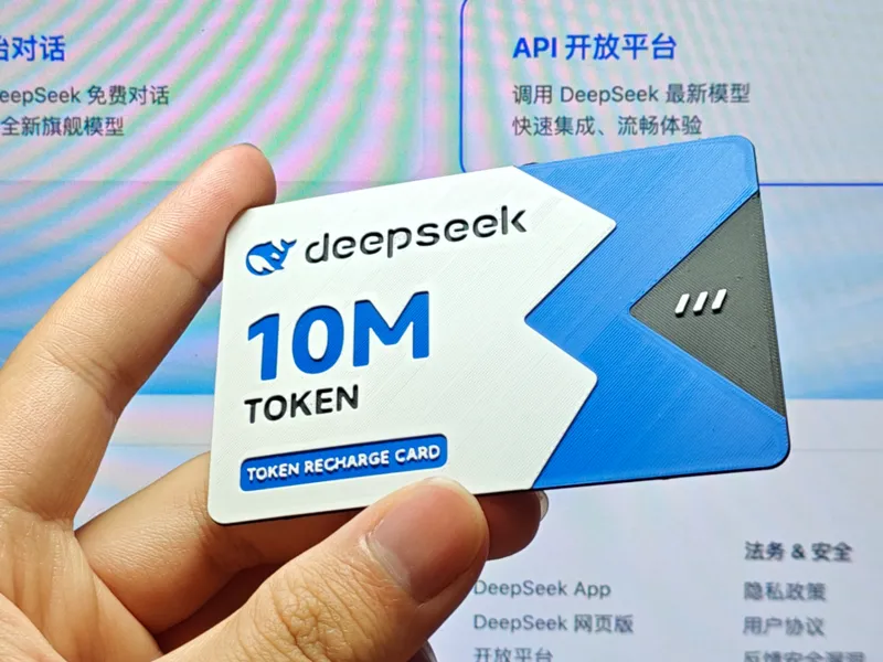 deepseek token card