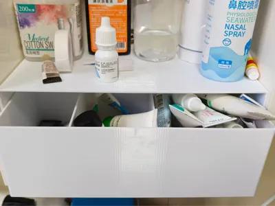 Mirror Cabinet Storage Box