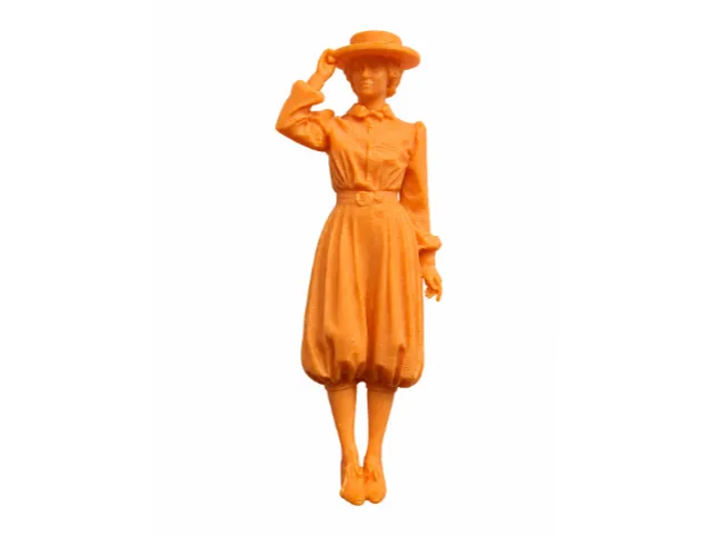 Victorian Hat Lady | Miniature Dollhouse Figure