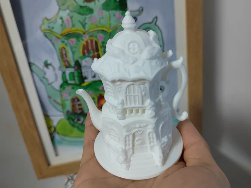 餐具 家具 茶壶 迷你城堡 小人国 千千的大茶壶