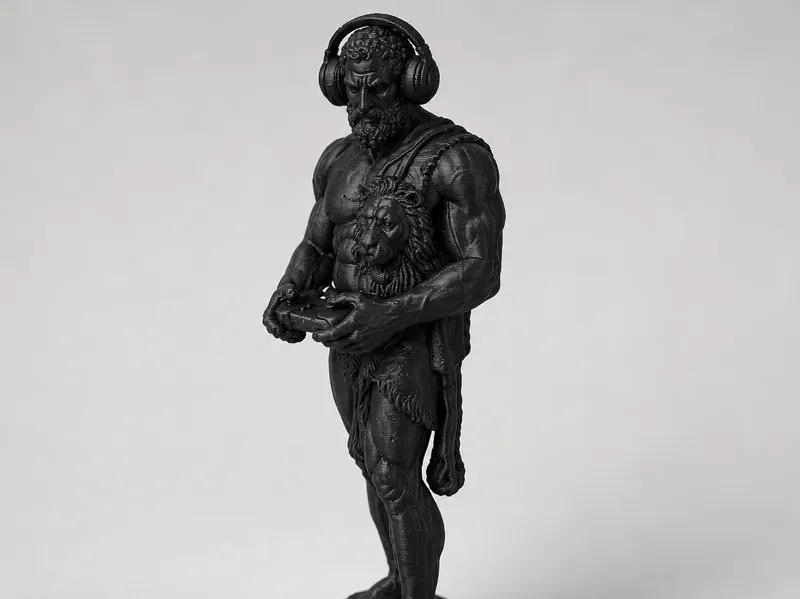 Gamer God — Greek Hero Statue Gamer