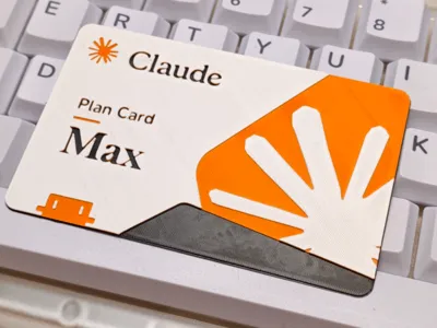 claude plan card