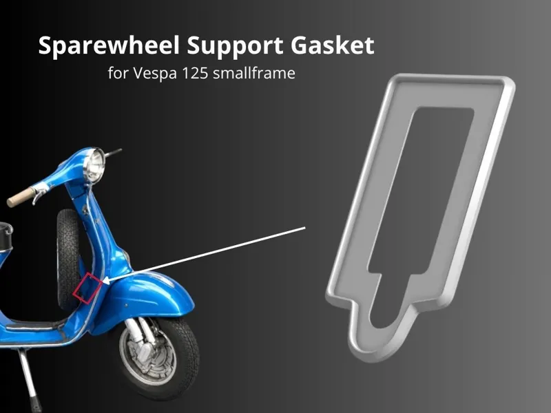 Vespa Smallframe | Sparewheel support gasket