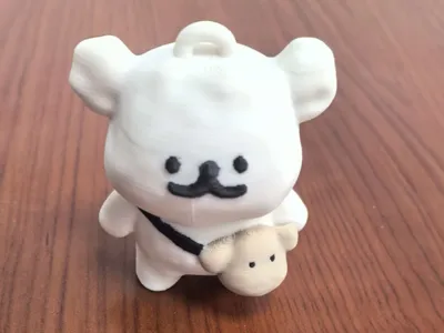 Dual Dog Keychain