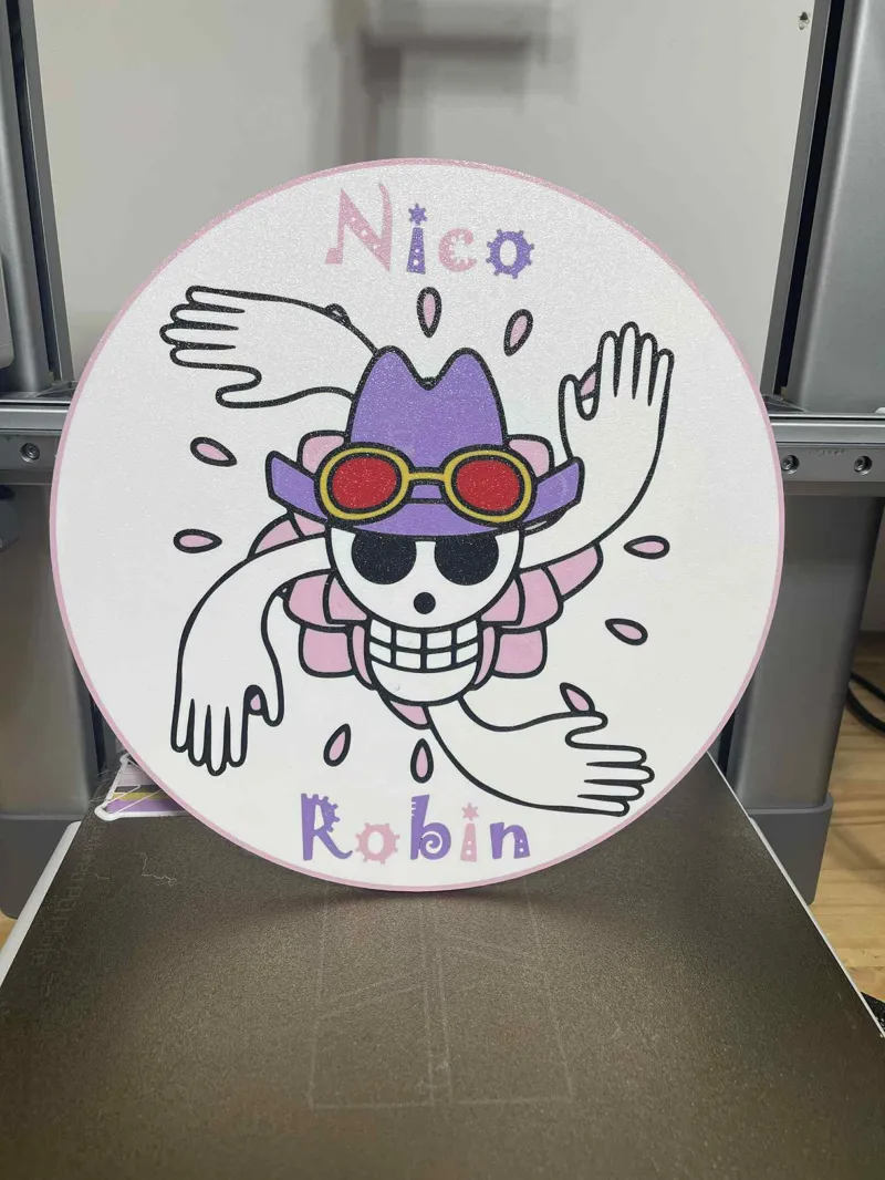 Nico Robin One Piece plate