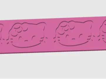凯蒂猫hello kitty 拼豆笔笔架牌