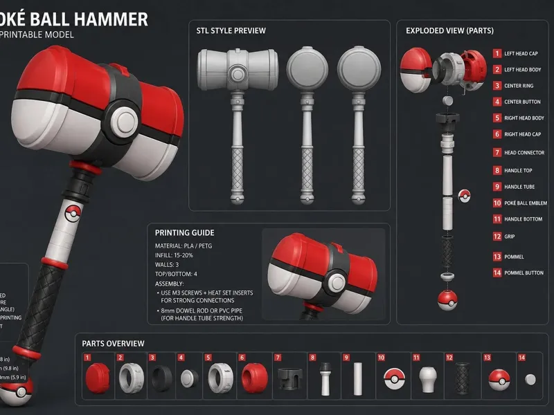Poke Ball Hammer 