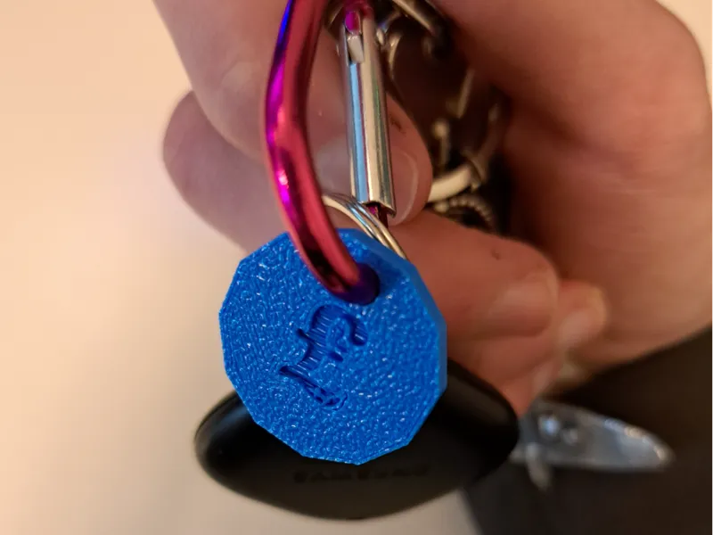 Reusable Shopping Trolley Token Keyring £1 Coin