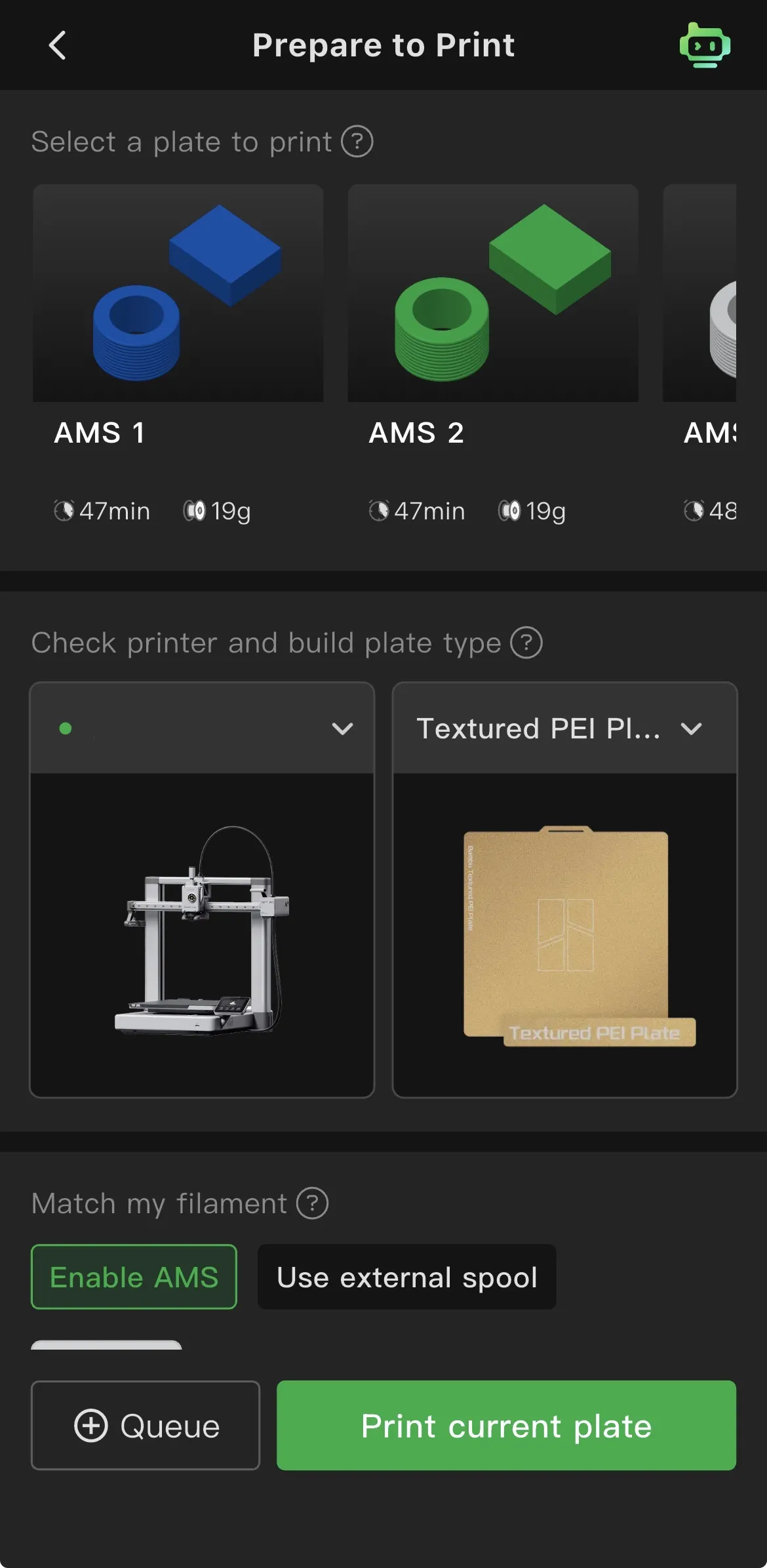 Filament Color AMS Display - Free 3D Print Model - MakerWorld