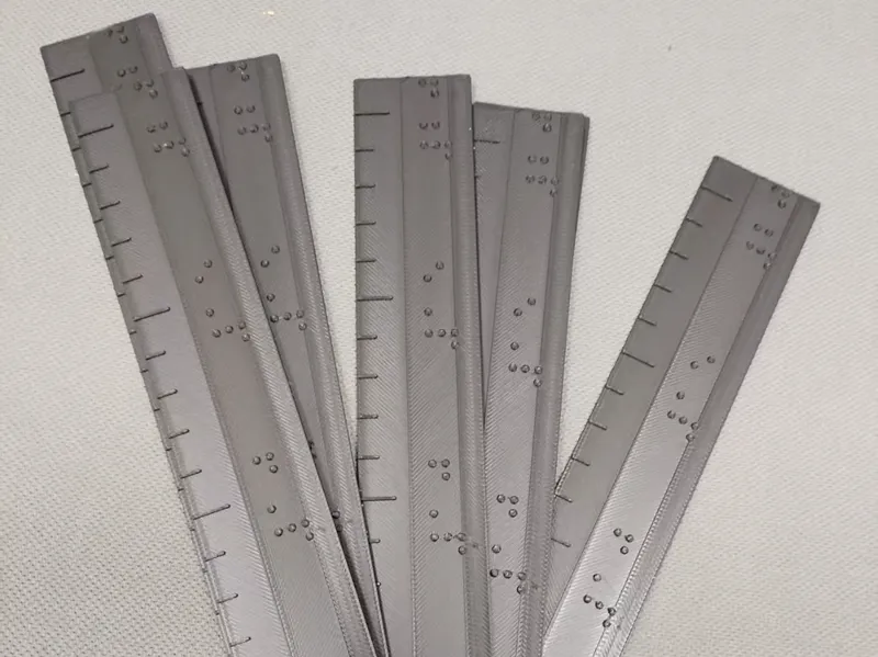 极简盲文直尺20厘米