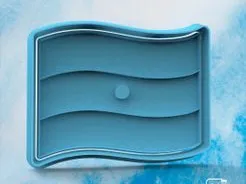 Emporte-pièce drapeau argentin