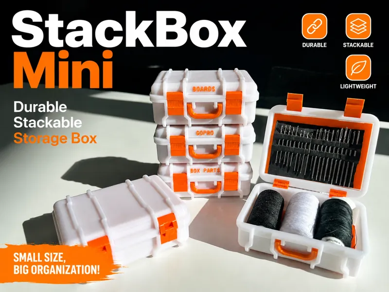 StackBox Mini – Durable Stackable Storage Box