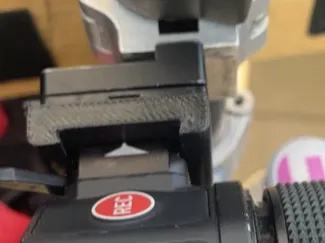 Vlock mount for ARRI viewfinder.