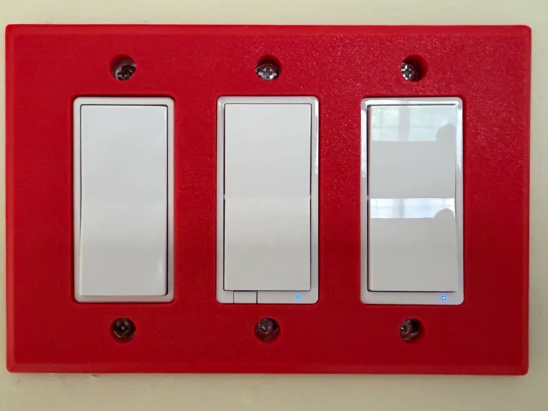 decora 3 gang wallplate template cover