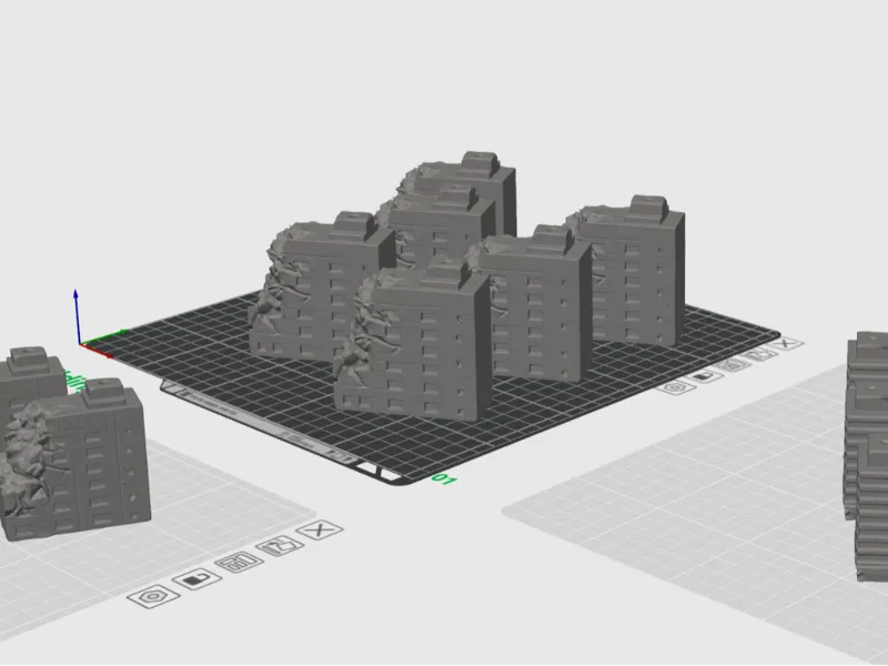 Buildings for Sh.monsterarts and Hiya toys.