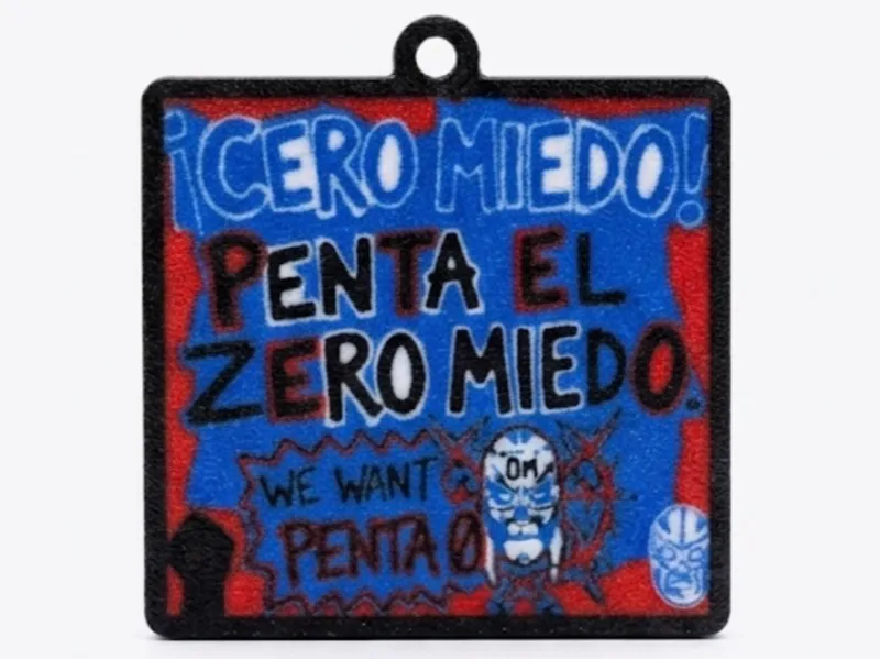"Cero Miedo" Penta El Zero Miedo Keychain