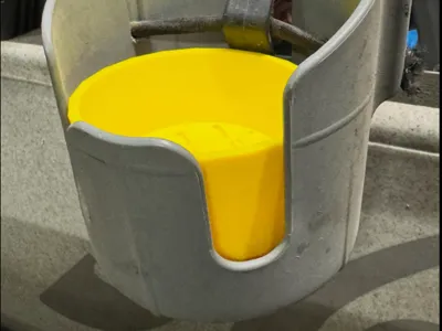 Cup Holder Cut Bait Container