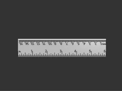 Imperial/Metric Ruler