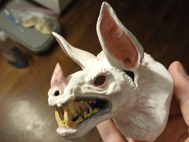 Bat Bust and Wall Hook