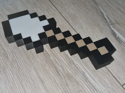 Minecraft Basic Iron Shovel With AMS