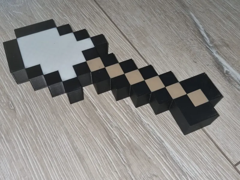 Minecraft Basic Iron Shovel With AMS