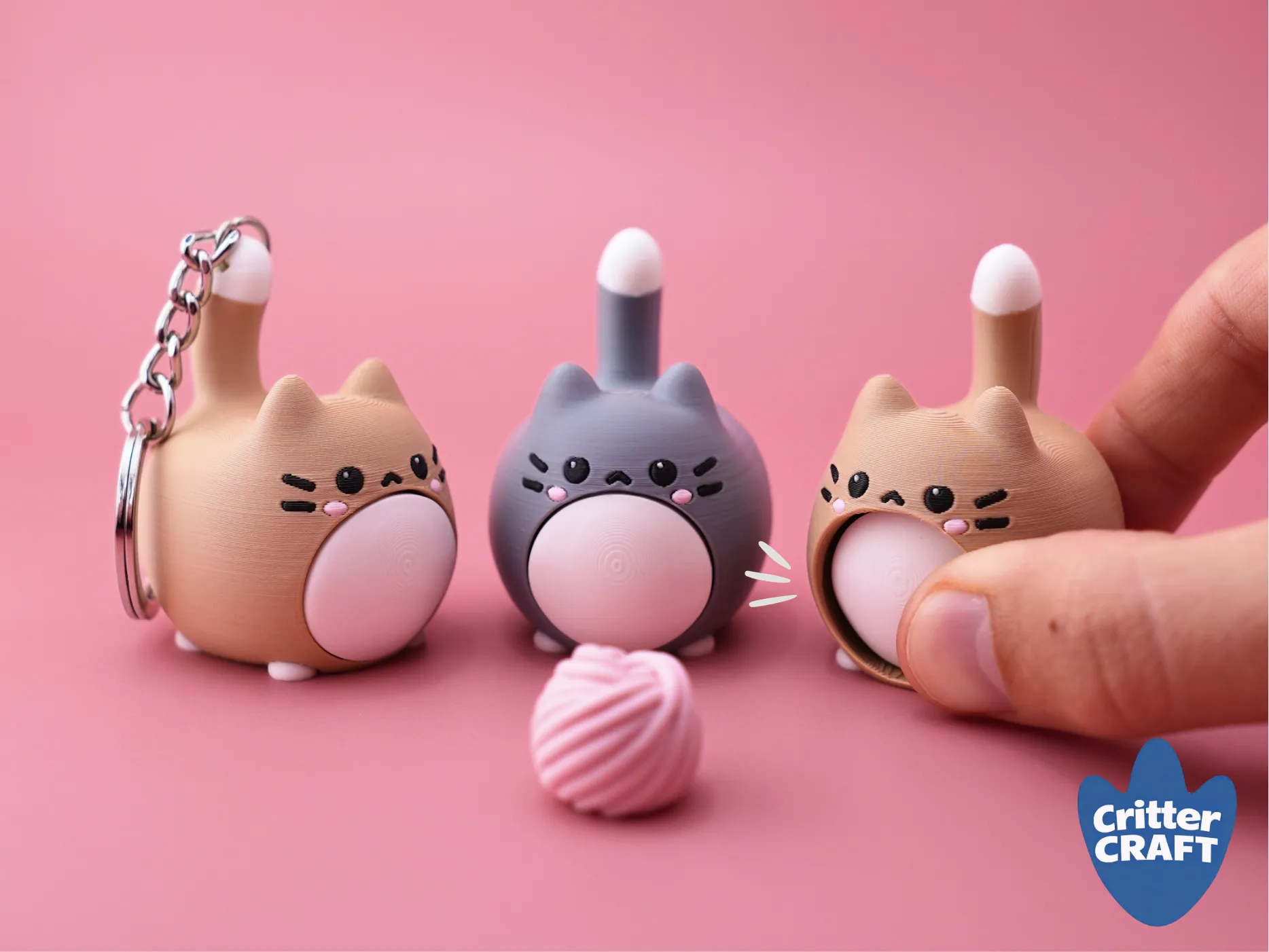 Мини-кликер Dumpling - Игрушки и игры - PLA - изделие 3D-печати - фото 18