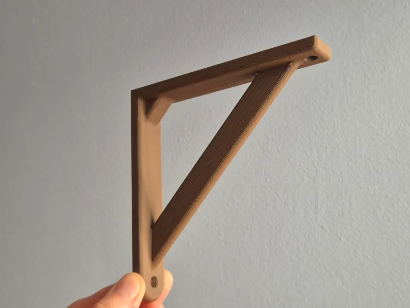 Minimalist shelf bracket