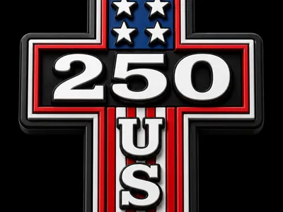 USA 250 KEYCHAIN