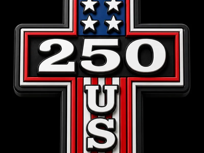 USA 250 KEYCHAIN