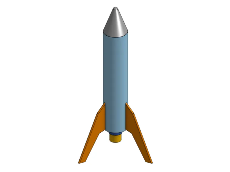 Flying Model Rocket
