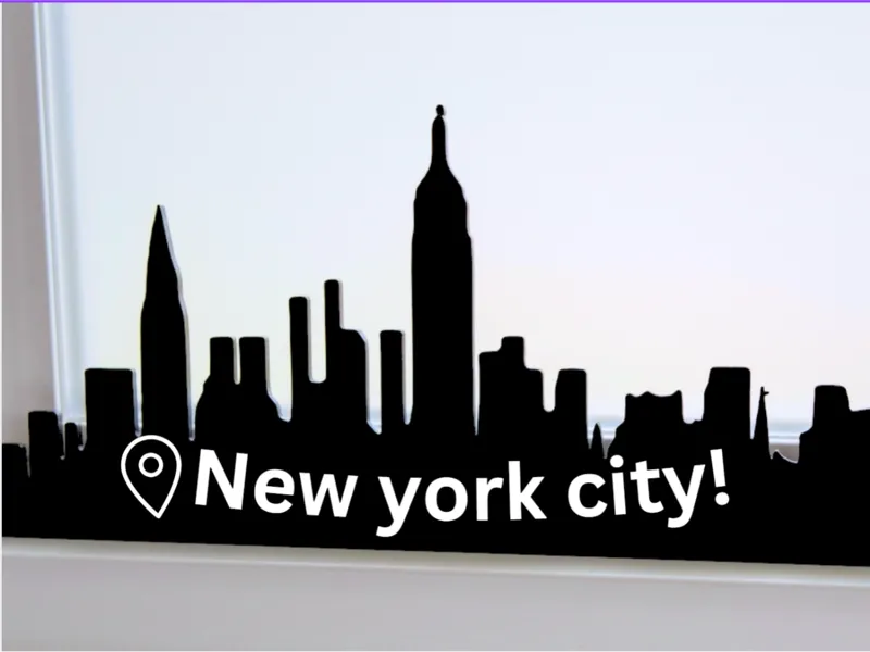 Modern City Skyline Wall Art - Chicago & New York