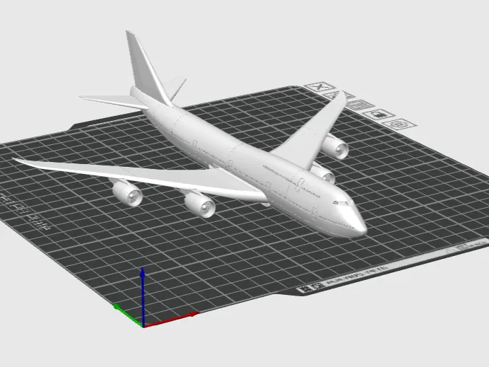 Maquette Boeing 747-8i, 216 x 242 x 58 mm
