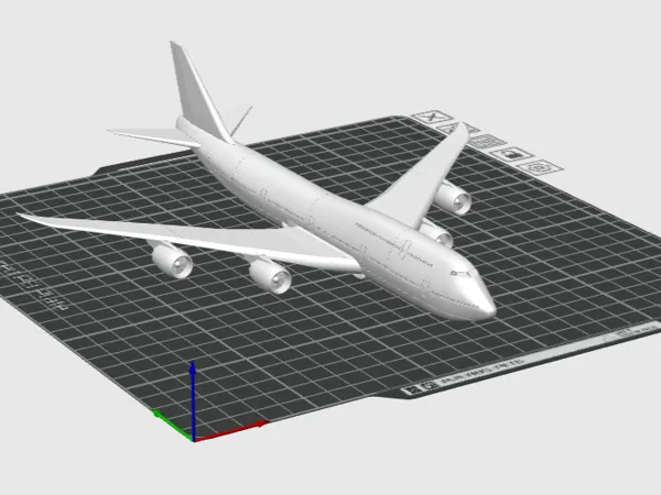 Maquette Boeing 747-8i, 216 x 242 x 58 mm
