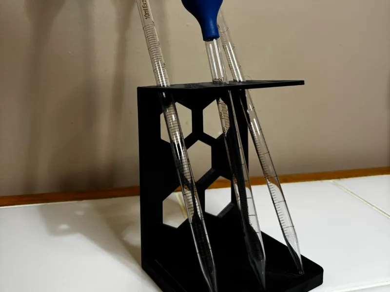 Graduated Pipette Holder (Gridfinity Compatiable!)