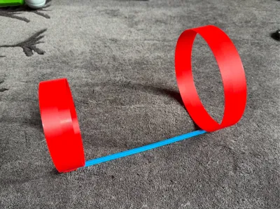 Hoop Glider Redux ( Improved Interference Fit )
