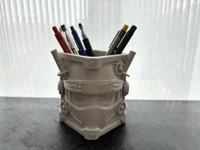 Cyberpunk Mechanical Style Naruto Pen Holder