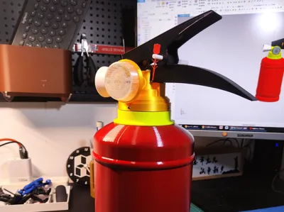 Fire extinguisher teaching model