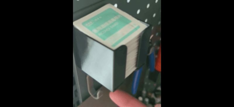 酒精棉片洞洞板收纳，适合25MM孔距，6MM孔径，类似于五金少女的洞洞板