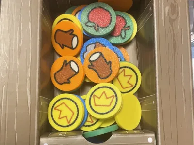 Cozy Stickerville Jetons
