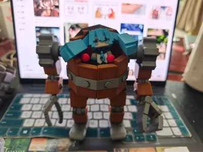 Clash of Clans - Battle Machine Fully Articulated