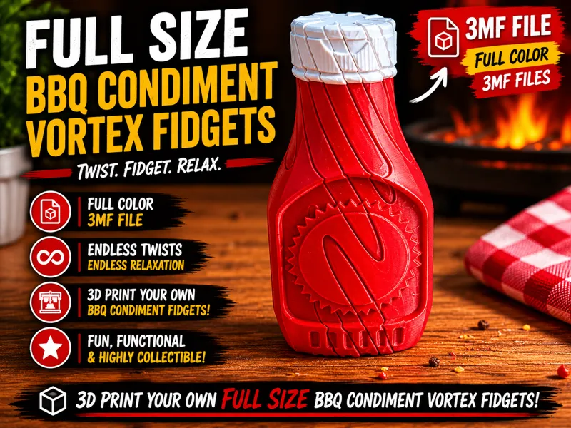 Ketchup Vortex Fidget 