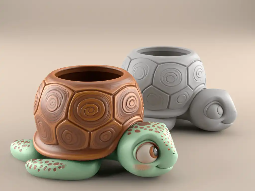Cute Turtle Planter candy container candle holder