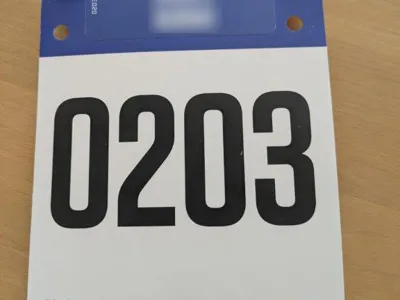 Number plate GoPro mount