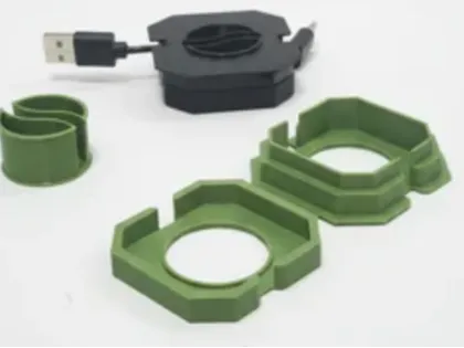 Snap-On Cable Winder for Cable Management